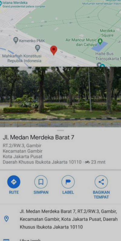 cara melihat lokasi kita dimana